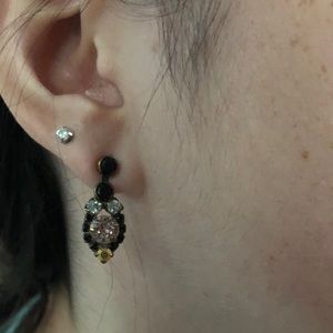 Sorrelli Black Fringe Earrings